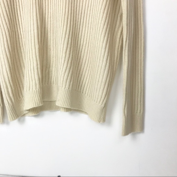 B-Sharp Oversized Turtleneck Strap Sweater Sz M - Picture 3 of 8